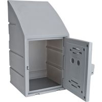 Casier, 15" x 15" x 31", Gris, Assembl&eacute; FMT Sales Ltd