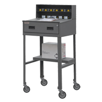 Pupitre d'atelier, 23" la x 20" p x 47-3/4" h, Gris FMT Sales Ltd