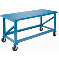 Extra Heavy-Duty Workbenches - All-Welded Benches, Steel Surface FMT Sales Ltd
