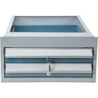Double-Drawer Workbench, Steel, 18" W x 21" D x 9" H FMT Sales Ltd