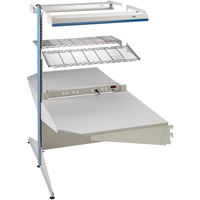 Arlink Preconfigured Workstation, 36" W x 56" D x 84" H, Double Sided Corner Add-On FMT Sales Ltd