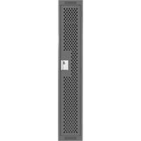 Clean Line Lockers, 12" x 15" x 72", Steel, Charcoal, Rivet (Assembled), Perforated FMT Sales Ltd