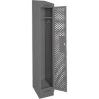 Casiers Clean Line, 12" x 12" x 82", Acier, Charbon, Rivet (assembl&eacute;), Perfor&eacute; FMT Sales Ltd