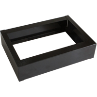 All-Welded Concorde - Heavy-Duty Lockers Recessed Base, 1 Banks, 4" H x 12" W x 17" D, Black, Steel FMT Sales Ltd