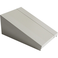 Dessus inclin&eacute; pour casiers robustes enti&egrave;rement soud&eacute; Concorde, Bloc de 1, 18" p x 12" la x 6" ha, Gris, Acier FMT Sales Ltd