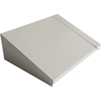 Dessus inclin&eacute; pour casiers robustes enti&egrave;rement soud&eacute; Concorde, Bloc de 2, 18" p x 24" la x 6" ha, Gris, Acier FMT Sales Ltd