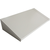 Dessus inclin&eacute; pour casiers robustes enti&egrave;rement soud&eacute; Concorde, Bloc de 3, 18" p x 36" la x 6" ha, Gris, Acier FMT Sales Ltd
