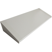 Dessus inclin&eacute; pour casiers robustes enti&egrave;rement soud&eacute; Concorde, Bloc de 4, 18" p x 48" la x 6" ha, Gris, Acier FMT Sales Ltd