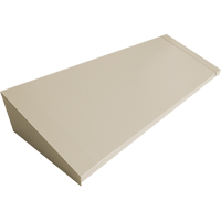 Dessus inclin&eacute; pour casiers robustes enti&egrave;rement soud&eacute; Concorde, Bloc de 4, 18" p x 48" la x 6" ha, Beige, Acier FMT Sales Ltd