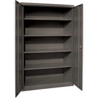 Armoires de rangement Hi-Boy profondes, Acier, 4 Tablettes, 72" h x 36" la x 24" P, Charbon FMT Sales Ltd