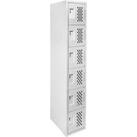 Clean Line Lockerettes, 6 -tier, 18" x 72" x 12", Steel FMT Sales Ltd