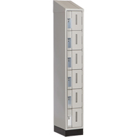 Casiers robustes Concorde, 6 niveaux, 12" x 18" x 82", Acier, Gris, Soud&eacute; (assembl&eacute;) FMT Sales Ltd