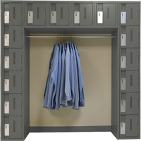 Archettes Concorde Heavy Duty Lockers, 16 -tier, Bank of 3, 18" x 72" x 72", Steel FMT Sales Ltd