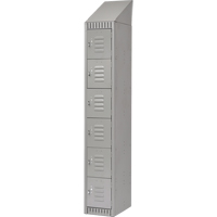 Casiers, 6 niveaux, 12" x 18" x 82", Acier, Gris, D&eacute;mont&eacute; FMT Sales Ltd