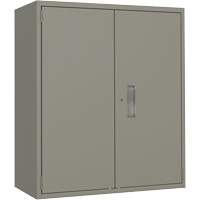 Armoire de rangement Lo-Boy, Acier, 2 Tablettes, 40" h x 36" la x 18" P, Gris FMT Sales Ltd