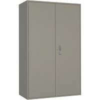 Armoire de rangement Hi-Boy tr&egrave;s large, Acier, 4 Tablettes, 72" h x 48" la x 24" P, Gris FMT Sales Ltd