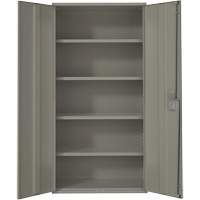 Armoire de rangement Hi-Boy, Acier, 4 Tablettes, 72" h x 36" la x 18" P, Gris FMT Sales Ltd