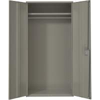Armoire garde-robe, Acier, 36" la x 18" p x 72" h, Gris FMT Sales Ltd