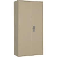 Armoire garde-robe, Acier, 36" la x 18" p x 72" h, Beige FMT Sales Ltd