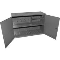 Armoire pour accessoires abrasifs, Acier, 2 tiroirs, 33-3/4" x 11-7/8" x 23-7/8", Gris FMT Sales Ltd