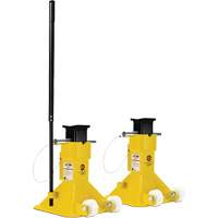 EZ-Wheel Jack Stand, Locking Pin, 22 Tons Capacity, 13-1/2" - 20" H FMT Sales Ltd