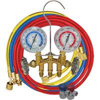 R134A 2-Way Brass Manifold Gauge Set FMT Sales Ltd