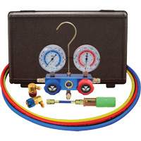 Automotive R134A 2-Way Manifold Gauge Set with Mini Dye Injector FMT Sales Ltd