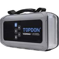 V2200Air 2-en-1: d&eacute;marreur de secours de 1200 A de pointe et gonfleur de pneus FMT Sales Ltd