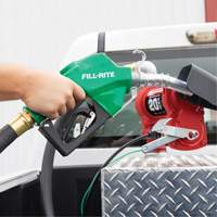 Green Automatic Diesel Spout Nozzle FMT Sales Ltd
