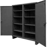 Extra Heavy-Duty Cabinet, Steel, 8 Shelves, 78" H x 72" W x 24" D, Grey FMT Sales Ltd