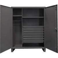 Vestiaire tr&egrave;s robuste, Acier, 48" la x 24" p x 78" h, Gris FMT Sales Ltd