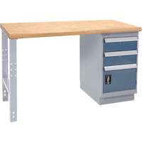 Industrial Duty Workbench, Door w/ Drawer Combination, 1000 lbs. Cap., 36" W x 72" D, 34" H FMT Sales Ltd