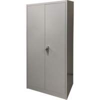 Armoire de rangement, Acier, 4 Tablettes, 66" h x 30" la x 15" P, Gris FMT Sales Ltd
