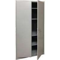 Armoire de rangement, Acier, 4 Tablettes, 78" h x 36" la x 24" P, Gris FMT Sales Ltd