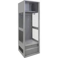 Gear Locker, Steel, 24" W x 24" D x 72" H, Grey FMT Sales Ltd