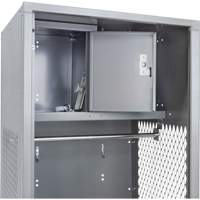 Gear Locker, Steel, 24" W x 24" D x 72" H, Grey FMT Sales Ltd