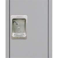 Lockers, 3 -tier, 12" x 18" x 86", Steel, Grey, Knocked Down FMT Sales Ltd