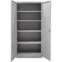 Armoires de rangement Hi-Boy, Acier, 4 Tablettes, 72" h x 36" la x 18" P, Gris FMT Sales Ltd