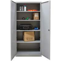 Armoires de rangement Hi-Boy, Acier, 4 Tablettes, 72" h x 36" la x 18" P, Gris FMT Sales Ltd