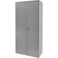 Armoire garde-robe, Acier, 36" la x 18" p x 72" h, Gris FMT Sales Ltd