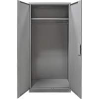 Armoire garde-robe, Acier, 36" la x 18" p x 72" h, Gris FMT Sales Ltd