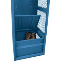 Gear Locker, Steel, 24" W x 18" D x 72" H, Dark Blue FMT Sales Ltd