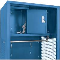 Gear Locker, Steel, 24" W x 18" D x 72" H, Dark Blue FMT Sales Ltd