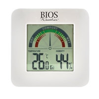 Indoor Hygrometers with BIOS Comfort Scale, Contact, Digital, -58-158°F (-50-70°C) FMT Sales Ltd