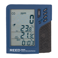 Compteur de monoxyde de carbone avec temp&eacute;rature et humidit&eacute; FMT Sales Ltd