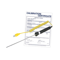 Sonde thermocouple &agrave; pointe d'aiguille avec certificat de calibration, 600 °C (1112°F) Temp. max. FMT Sales Ltd
