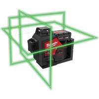 M12 360-Degree 3-Plane Cordless Laser Kit, 125' (38.1 m), 530 Nm FMT Sales Ltd