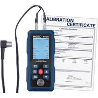 Thickness Gauge with Calibration Certificate, Digital Display, Ultrasound, 0.04" - 11.8" (1 mm - 300 mm) Range FMT Sales Ltd