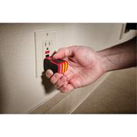Voltage Detector & GFCI Receptacle Tester Kit, 50 V - 1000 V, Display & Sound Alert FMT Sales Ltd