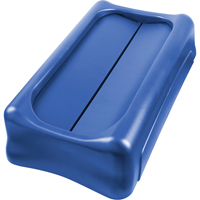 Slim Jim&reg; Waste Receptacle Lid, Swing Lid, Plastic, Fits Container Size: 22" x 11" FMT Sales Ltd